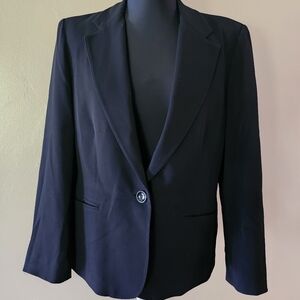 Talbots Black Blazer Professional Office Blazer Jacket Women's Size 10 Petite